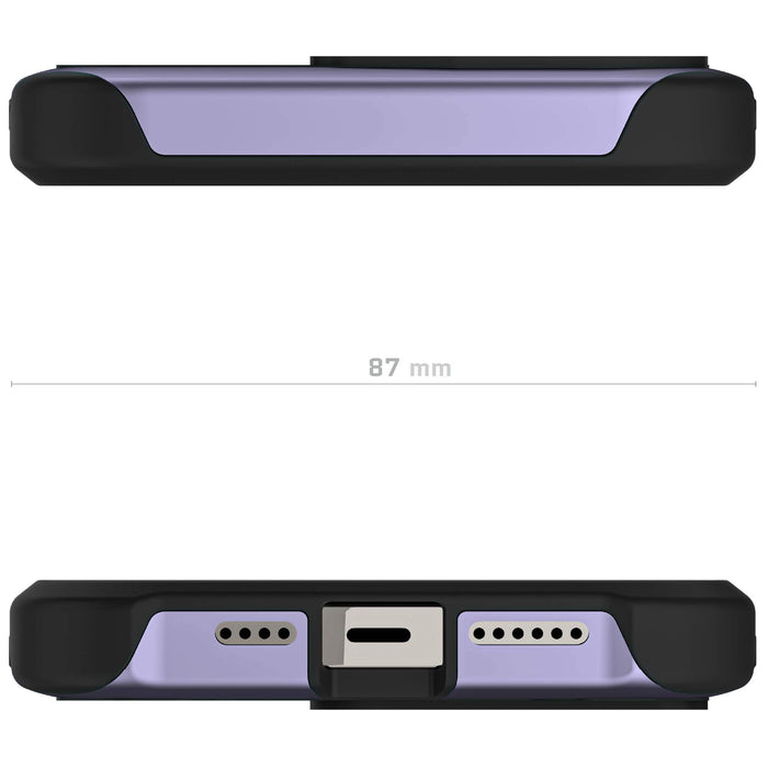 Clear Apple iPhone 15 Pro MagSafe Phone Case Purple