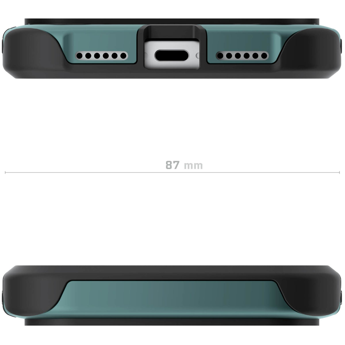 Apple iPhone 18 Pro Max Case Clear Green Metal Aluminum MagSafe Protective Phone Cover