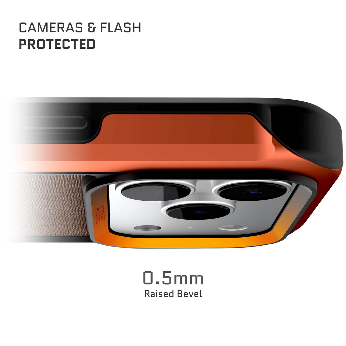 iPhone 18 Pro Case Orange MagSafe Aluminum Metal Bumper Clear Protective Phone Cover