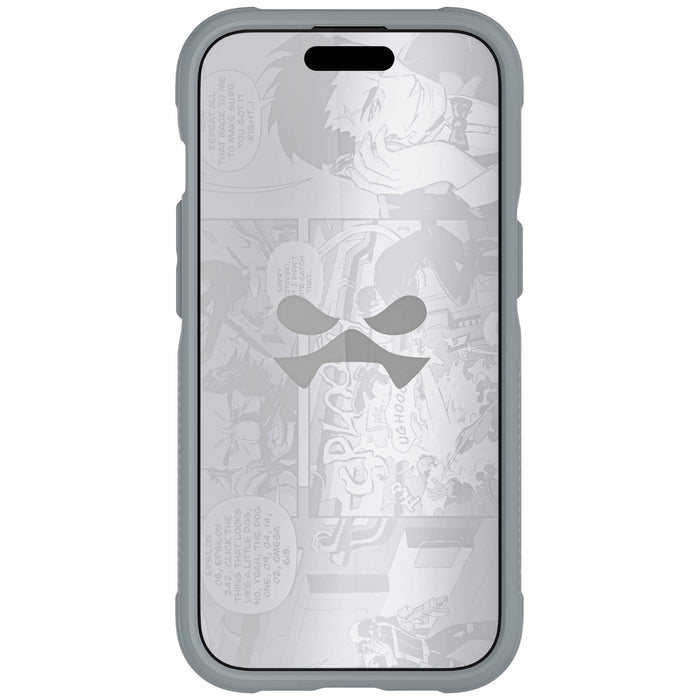 Grey iPhone 15 Plus Phone Case Clear MagSafe