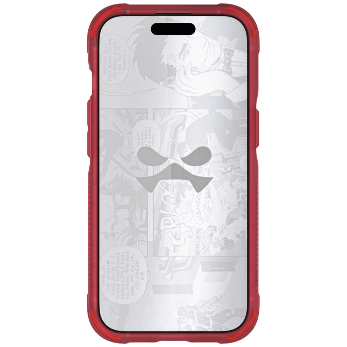 iPhone 15 Plus Red Case Clear