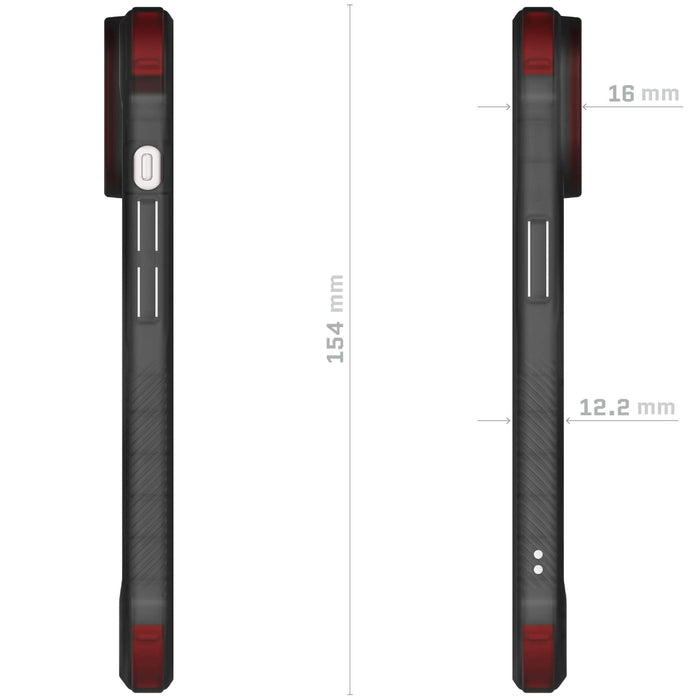 Claer iPhone 15 Plus Case Smoke MagSafe