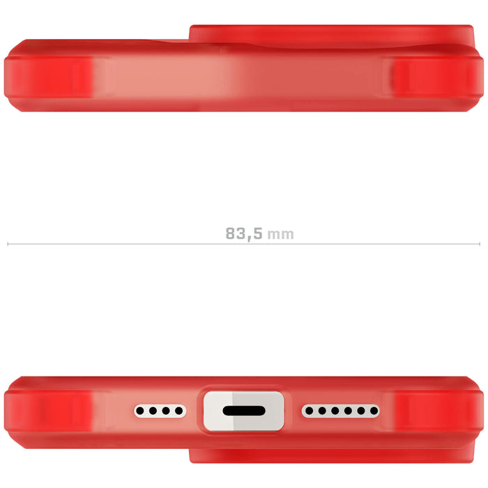 Clear iPhone 15 Pro Pink Case MagSafe Magnetic