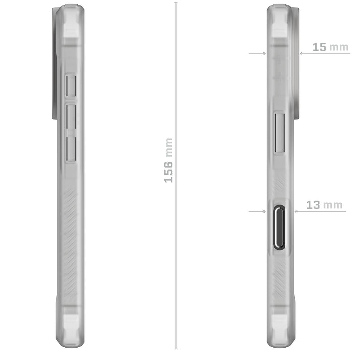 Apple iPhone 16 Pro Clear Case MagSafe Magnetic Protective Phone Cover Shockproof Matte