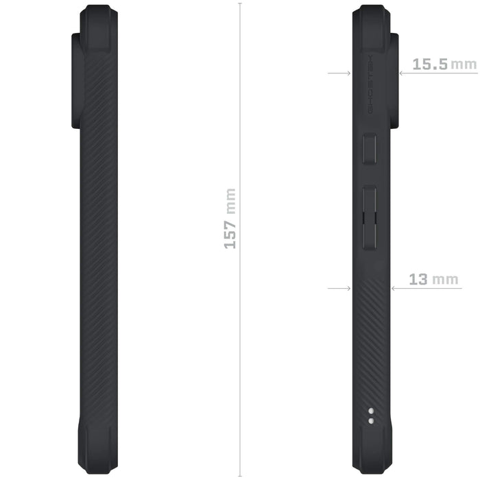 Pixel 8 Clear Case Black