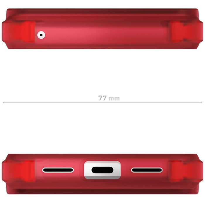 Red Pixel8 Case Clear