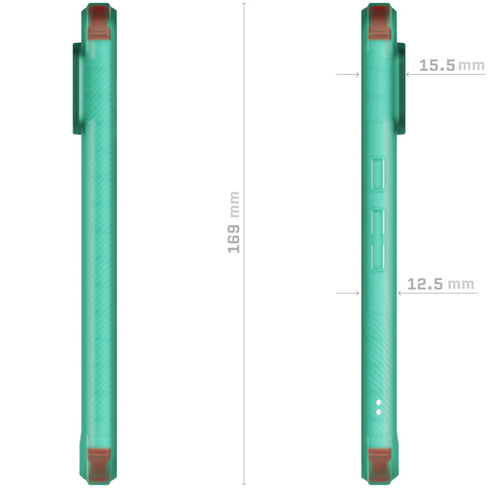 Teal Pixel 8 Pro Phone Case Clear