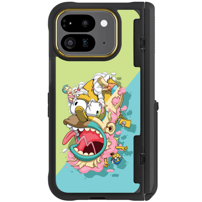 Pixel 9 Pro Fold DECONSTRUCTED YINYÁNG by Dhani Barragán Artist Artwork Protective Phone Case Limited Edition Collab Cover