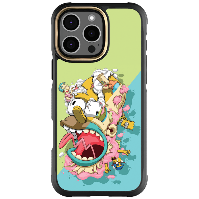 Apple iPhone 16 Pro Max DECONSTRUCTED YINYÁNG by Dhani Barragán Artist Artwork Protective Phone Case Limited Edition Collab Cover