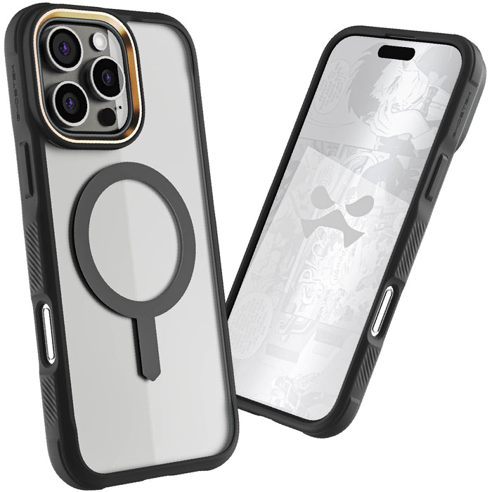 iPhone 16 Pro Max Clear Black Case MagSafe