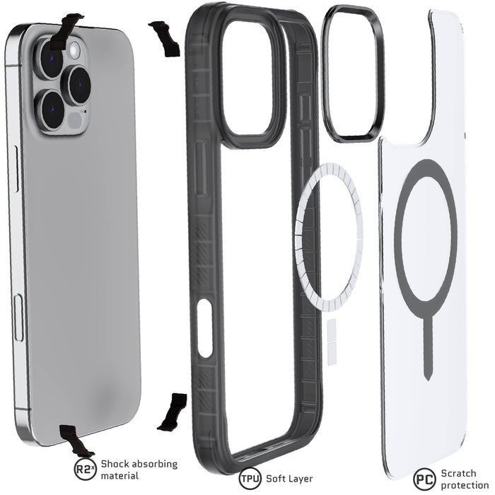 iPhone 16 Pro Max Case MagSafe Protective Cover Matte