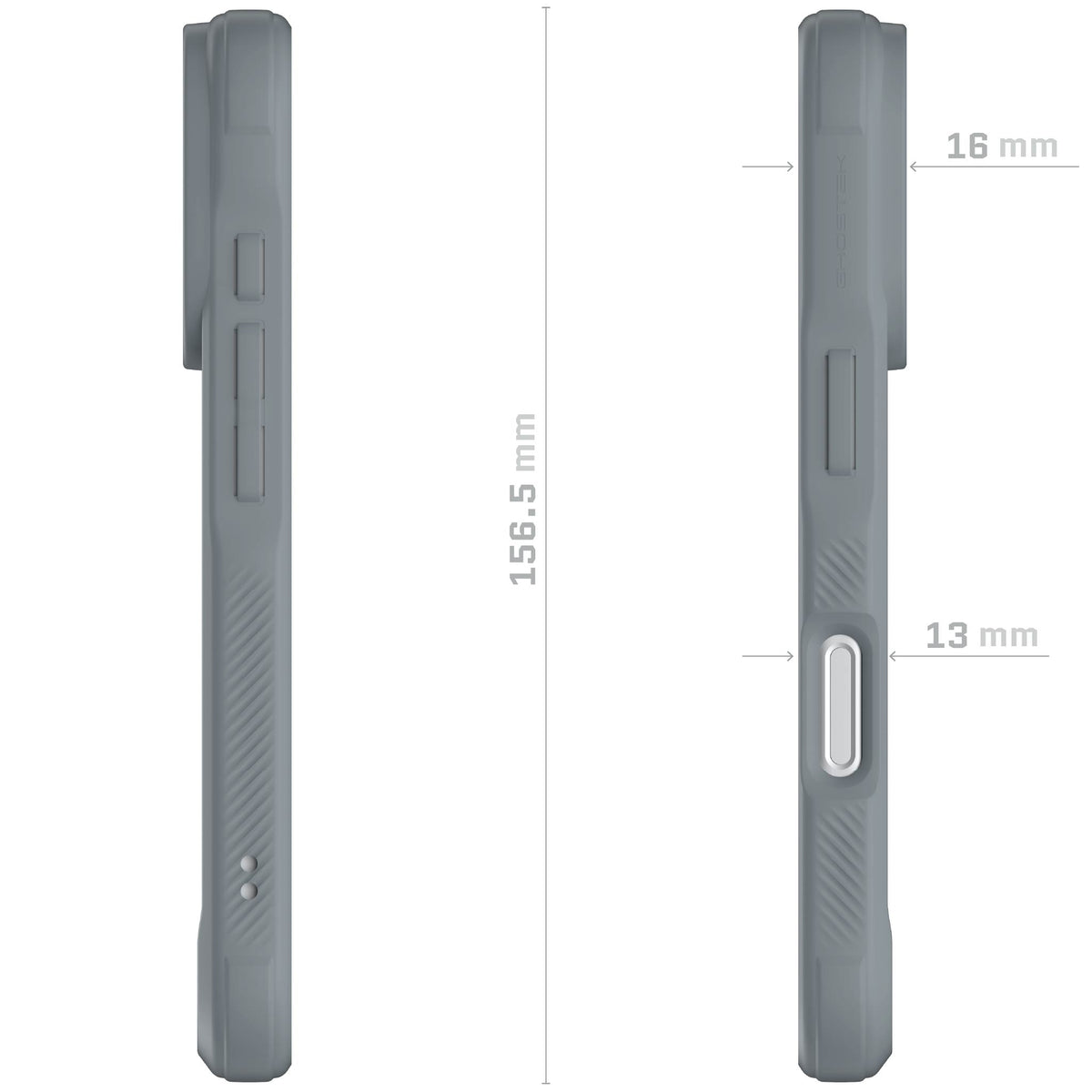 iPhone 18 Pro Case Gray Clear MagSafe Protective Phone Cover Shockproof Magnetic Mag Safe Slim Thin