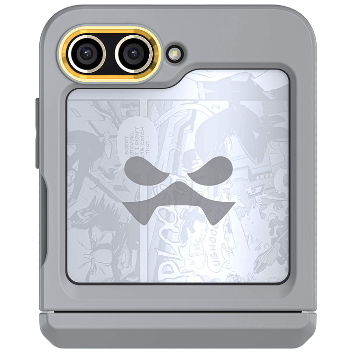 Galaxy Z Flip 5 Grey Case Clear