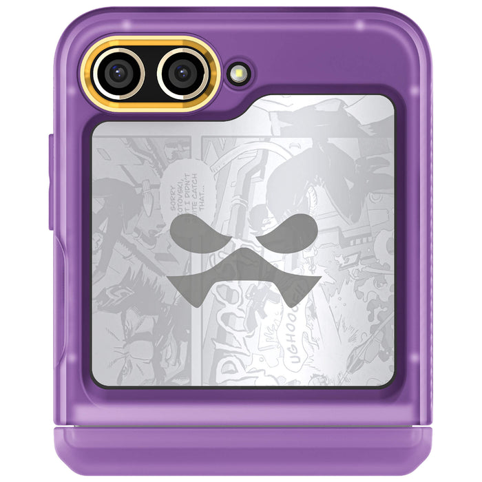 Samsung Galaxy Flip 5 Purple Case Clear