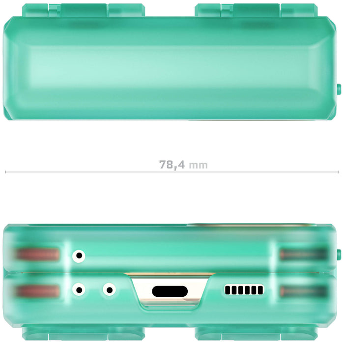 Clear Flip 5 Teal Case Silicone