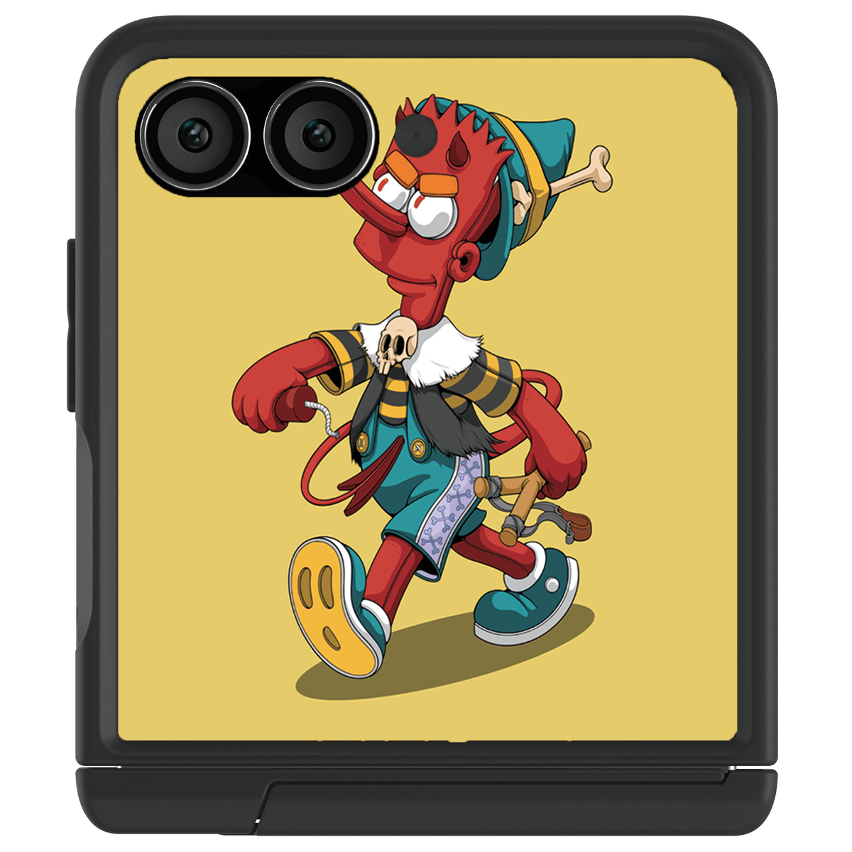 Galaxy Z Flip 7 BAROCCHIO DEVIL by Dhani Barragán Artist Artwork Protective Phone Case Limited Edition Collab Cover