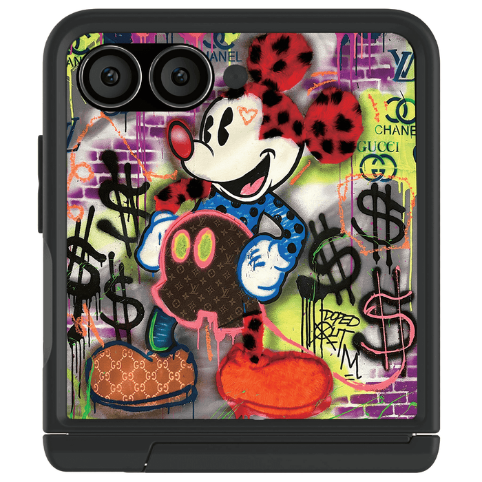 Galaxy Z Flip 7 Mickey Mouse Plush Fashion Case