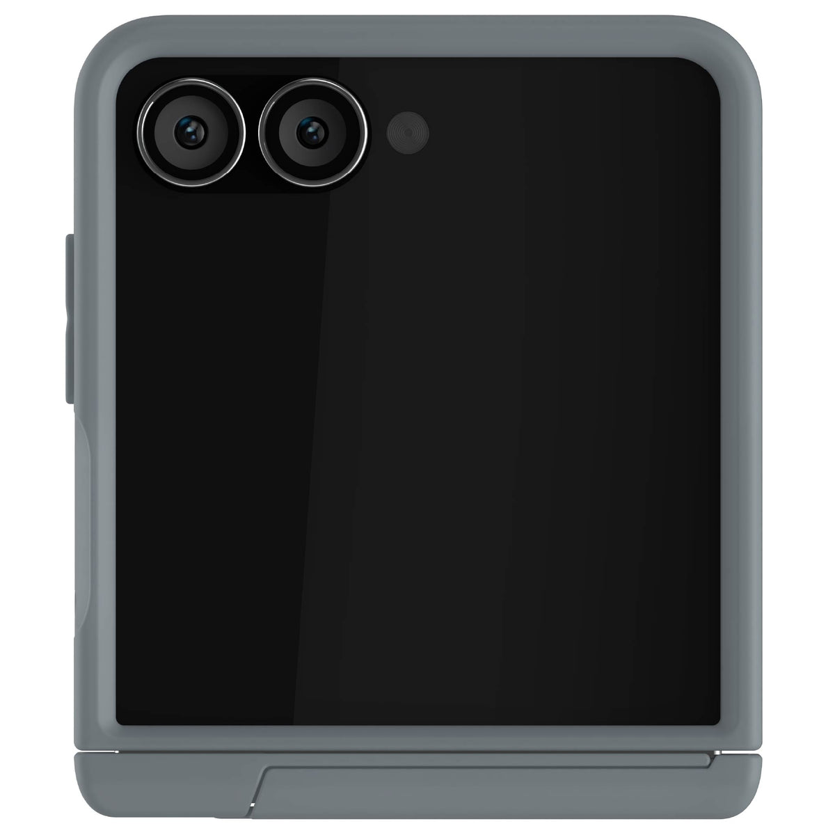 Samsung Galaxy Z Flip 7 Case Grey Protective Phone Cover Magnetic MagSafe Kickstand