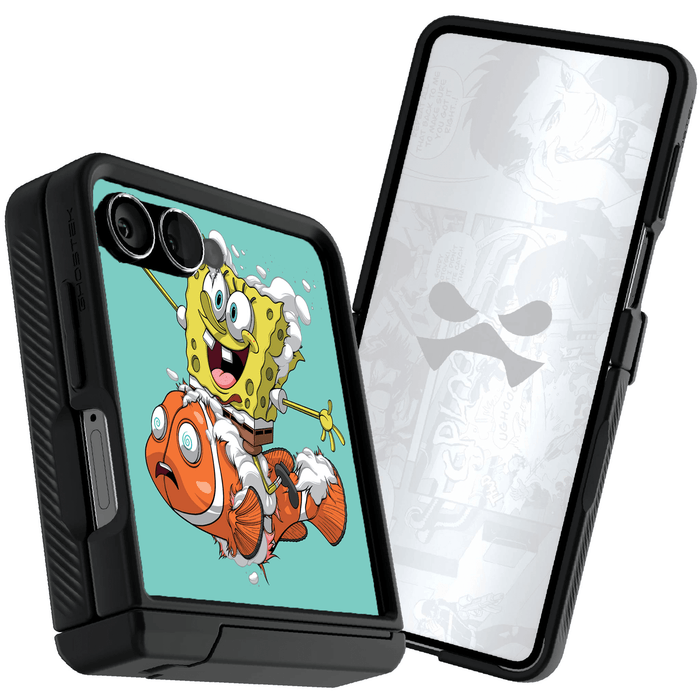 Samsung Galaxy Z Flip 7 NOT SO FUNNY by Dhani Barragán Artist Artwork Protective Phone Case Limited Edition Collab Cover