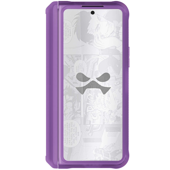 Galaxy Fold 5 Case Clear Purple