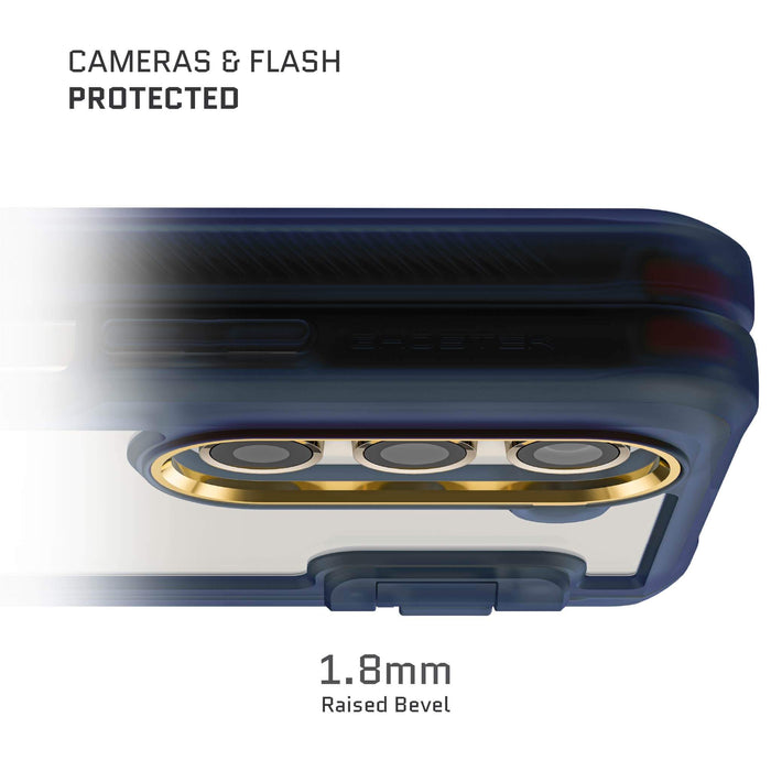 Galaxy Z Fold 5 Case Clear Blue