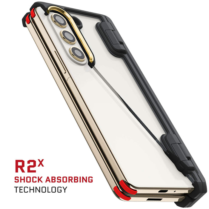 Z Fold 5 Case Clear Black