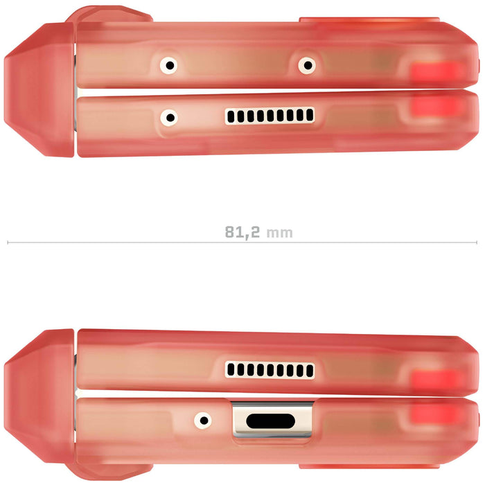 Clear Fold 5 Pink Case for Women Girls