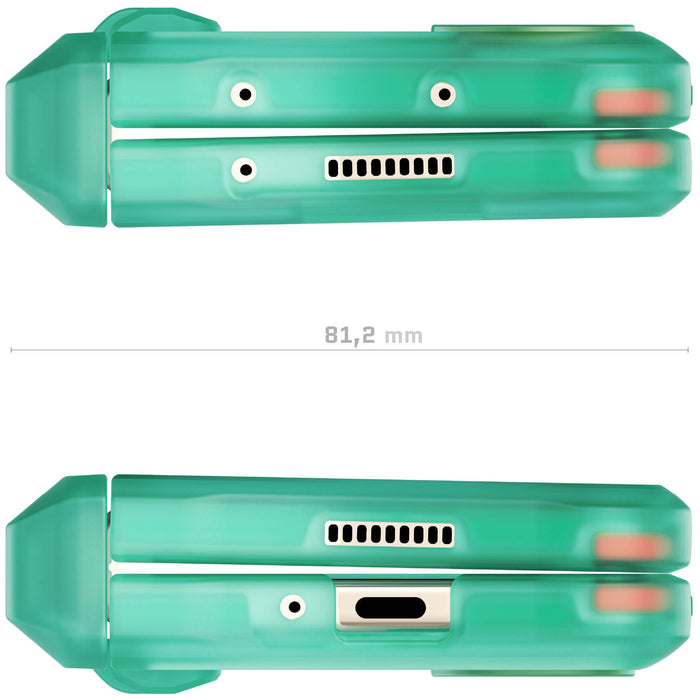 Z Fold 5 Case Clear Teal