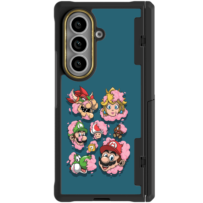 Galaxy Z Fold 7 DECONSTRUCTED SUPER M CHUNKS by Dhani Barragán Artist Artwork Protective Phone Case Limited Edition Collab Cover