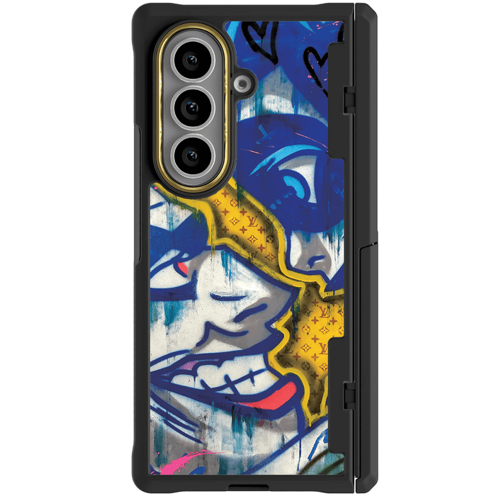 Galaxy Z Fold 7 Joker & Harley Quinn - Mad Love x Louis Vuitton Case Phone Cover