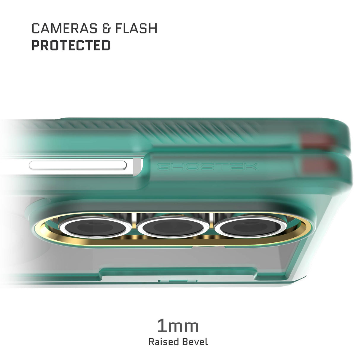 Galaxy Fold7 Protective Phone Case Teal MagSafe Kickstand Magnetic