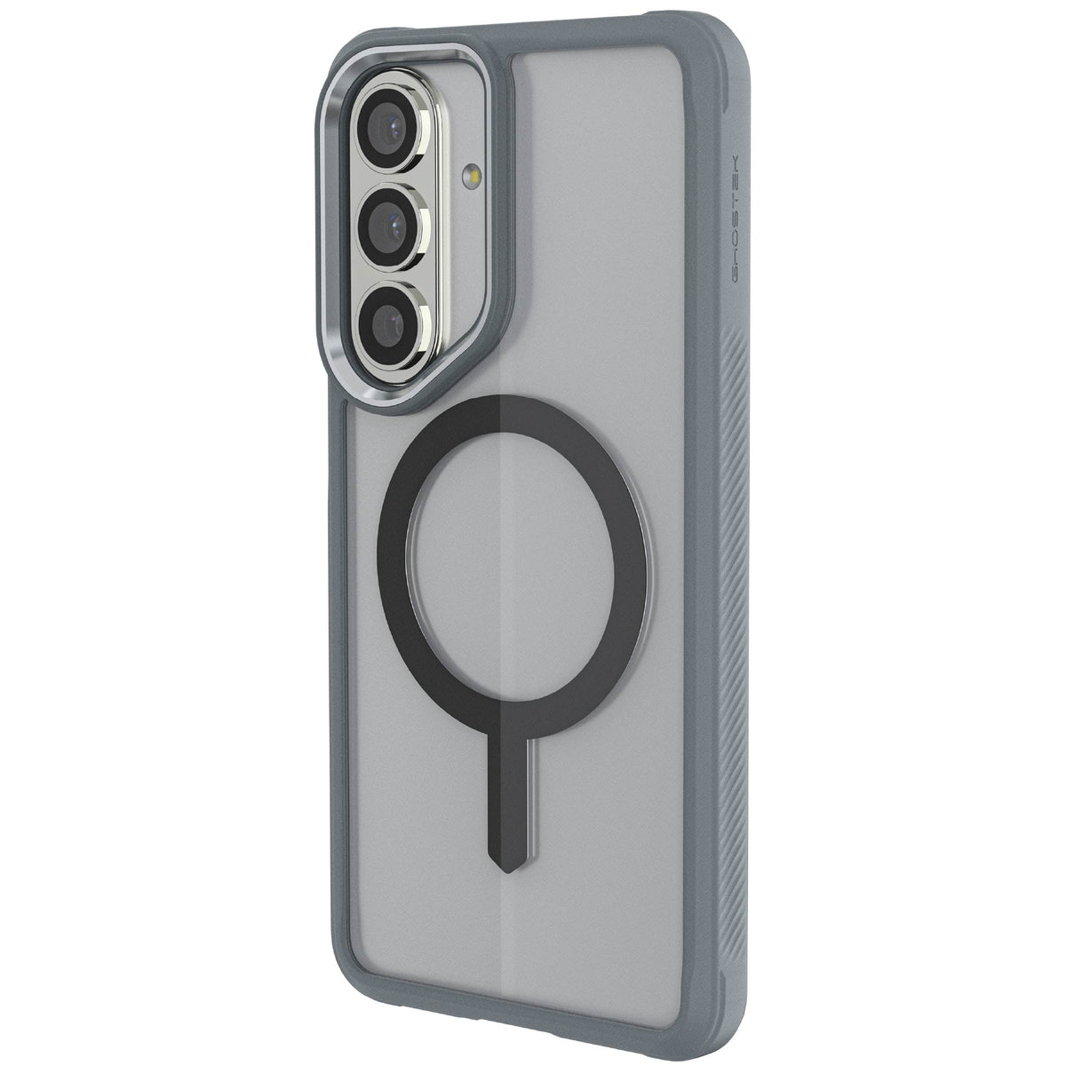 Galaxy S26 Plus Clear Case MagSafe Protective Phone Cover Magnetic Ring Shockproof Premium Cool Gray