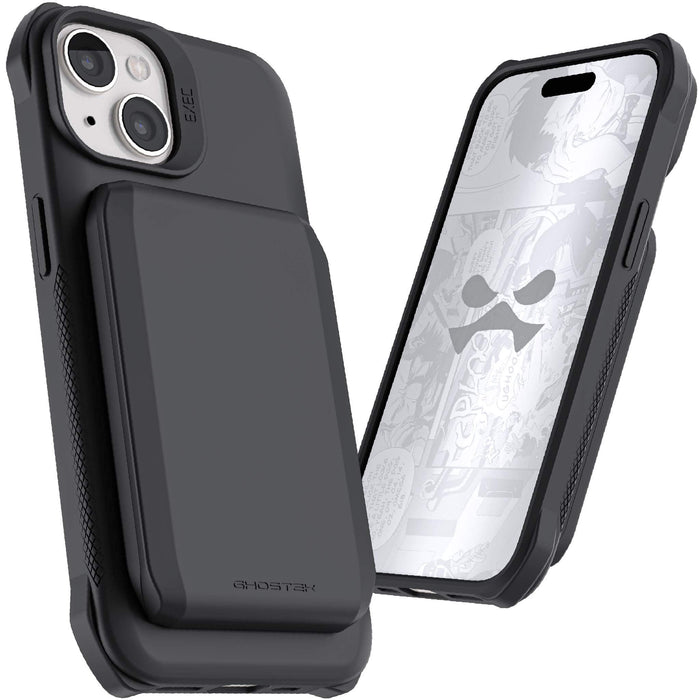iPhone 15 Wallet Case Black