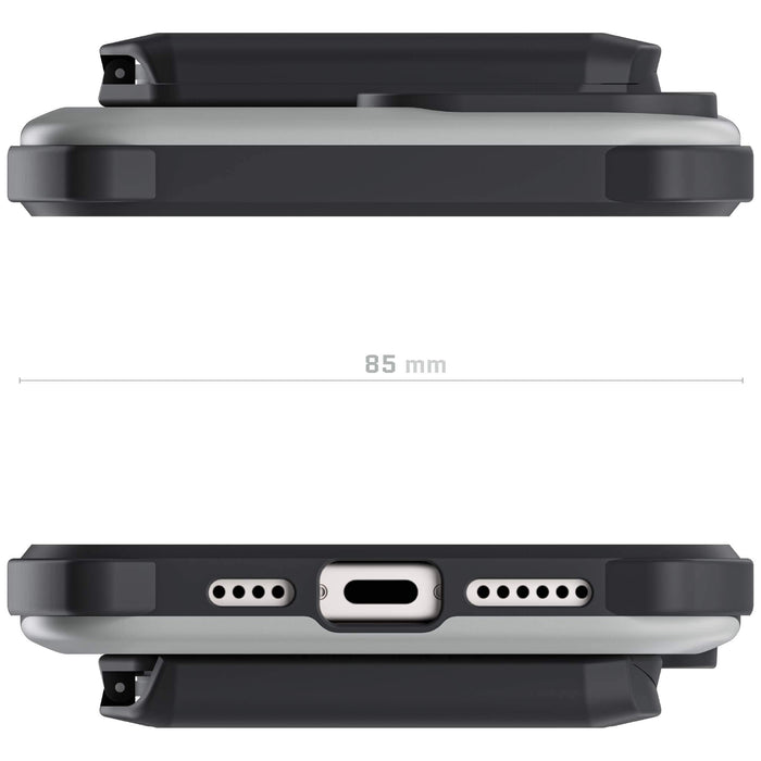 iPhone 15 Plus Wallet Case Grey