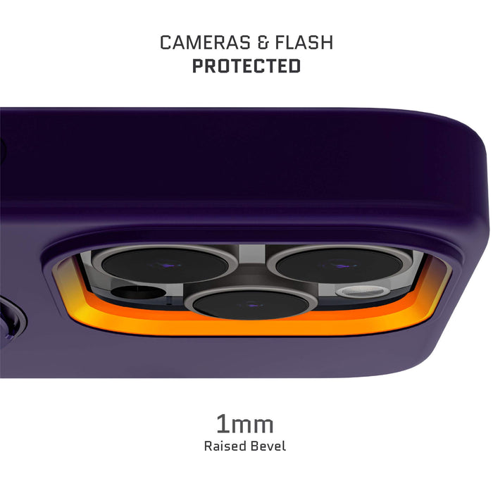 Magnetic iPhone 15 Pro Max MagSafe Ring Kickstand Phone Case Purple