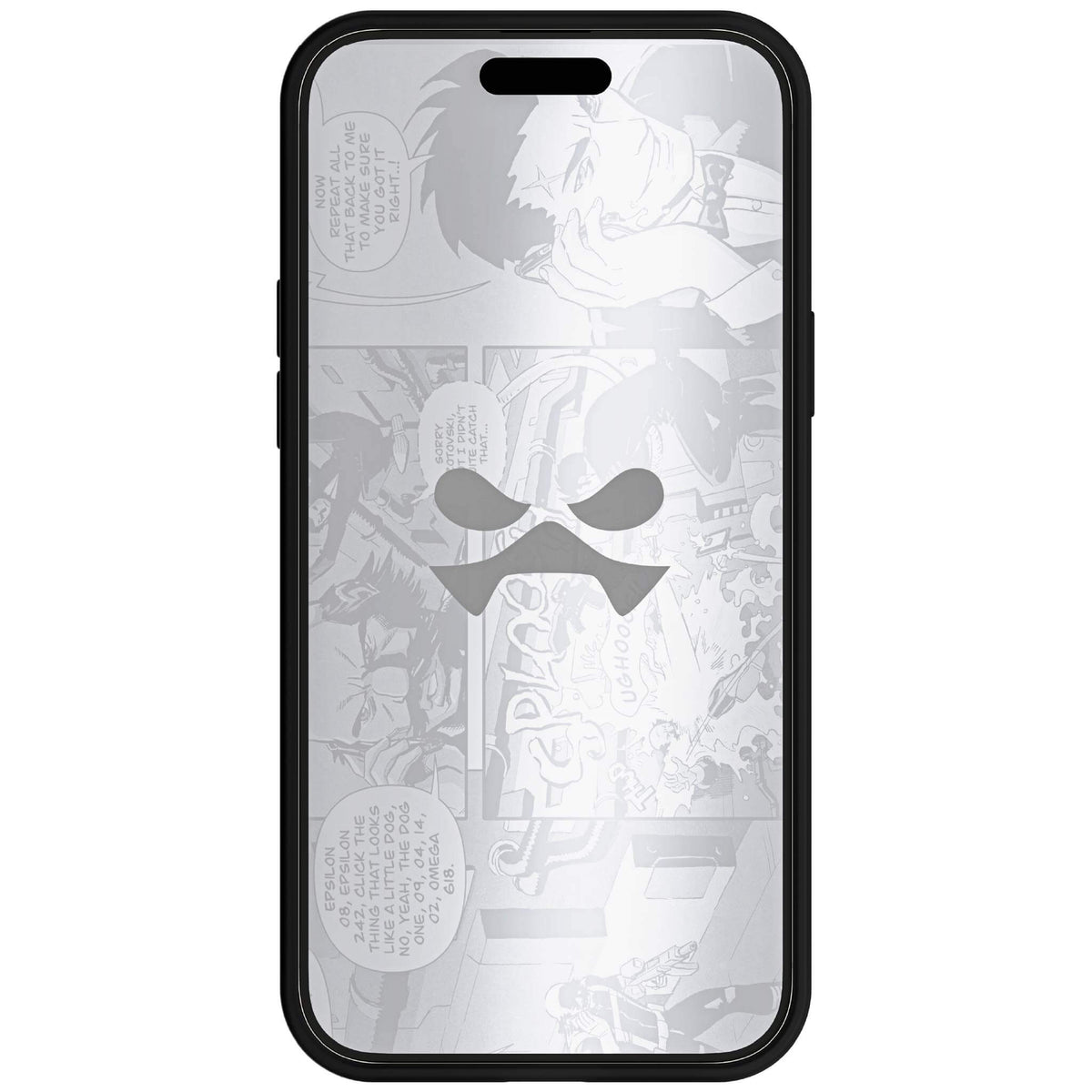 iPhone 15 Plus Ring Stand Case Black Hidden