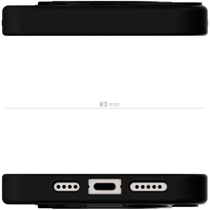 Apple iPhone 15 Plus Ring Stand Phone Case Black Hidden