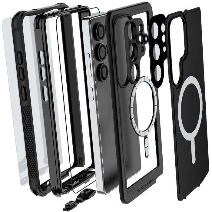 samsung galaxy s25 ultra waterproof case with holster magsafe cover