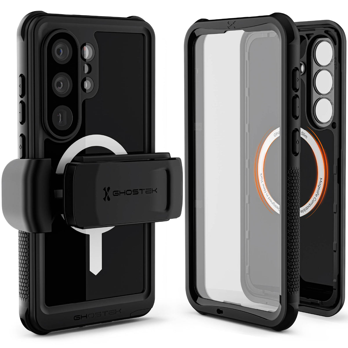 Samsung Galaxy S26 Ultra Case Waterproof with Screen Protector, MagSafe and Belt Clip Holster Full Body Heavy Duty