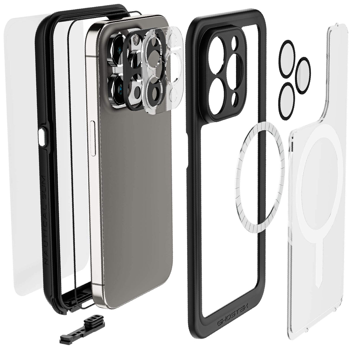 iPhone 15 Pro Magnetic Waterproof Case