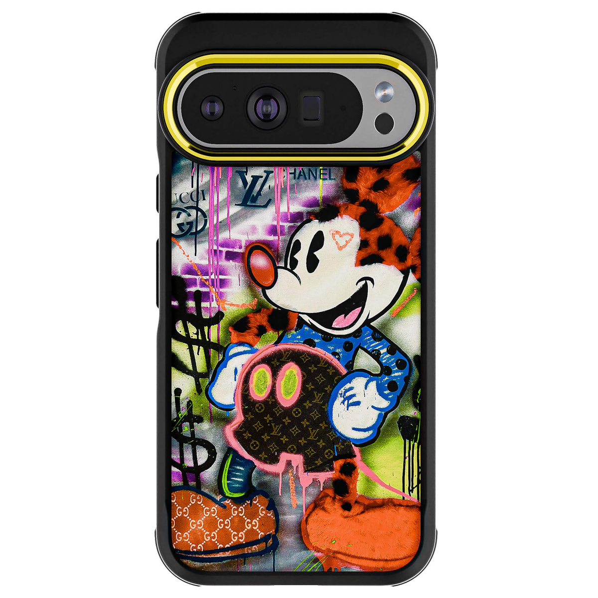 Pixel 10 Pro XL Mickey Mouse Plush Fashion Case