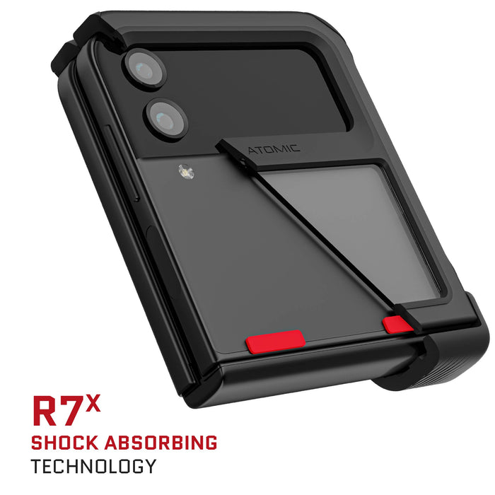 Samsung Galaxy ZFlip4 Case Black Metal