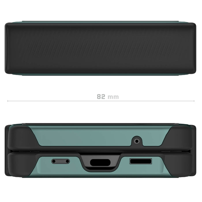 Samsung Galaxy Flip4 Case Green Metal