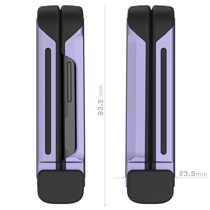 Galaxy Z Flip4 Case Purple Clear