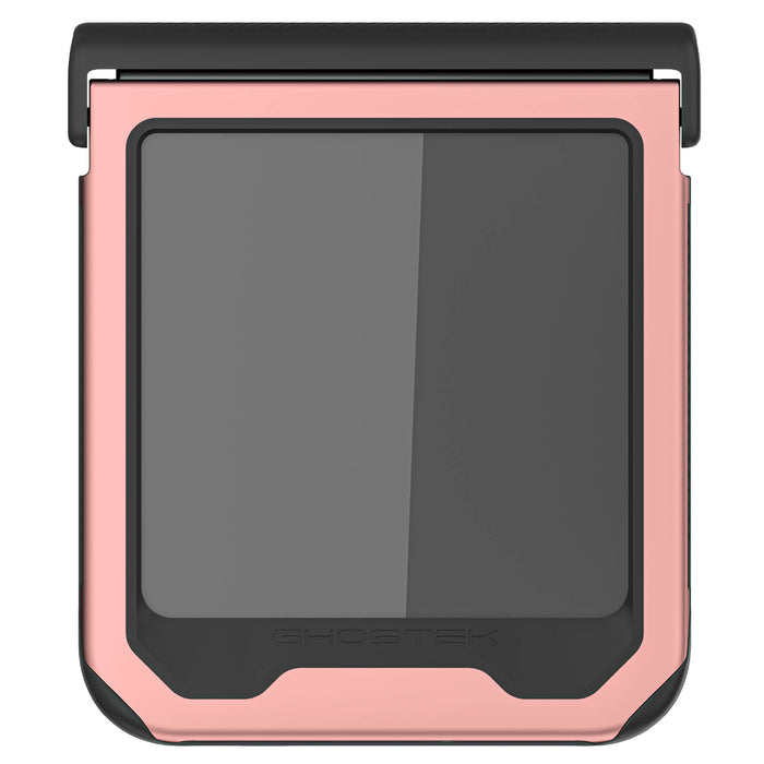 Galaxy Flip 4 Case Pink Metal