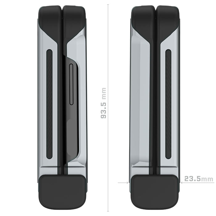 Samsung Galaxy Flip4 Case Silver Clear