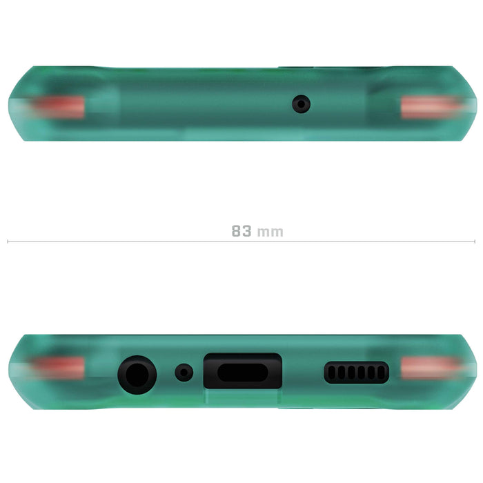 galaxy a13 case clear teal