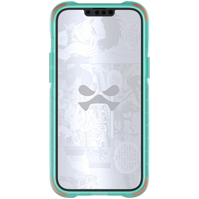 Teal iPhone 14 Phone Case Clear MagSafe