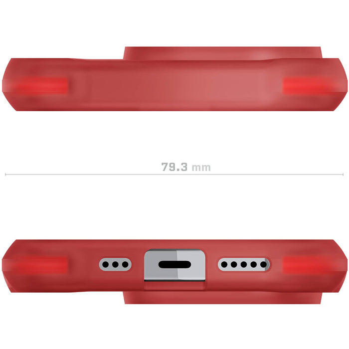 Pink iPhone 14Pro Case Clear MagSafe