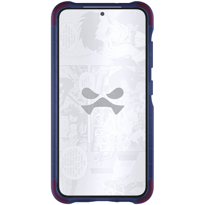 Samsung S23 Blue Case Clear